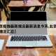 【北京疫情最新情况最新消息今天,北京疫情最新情况汇总】