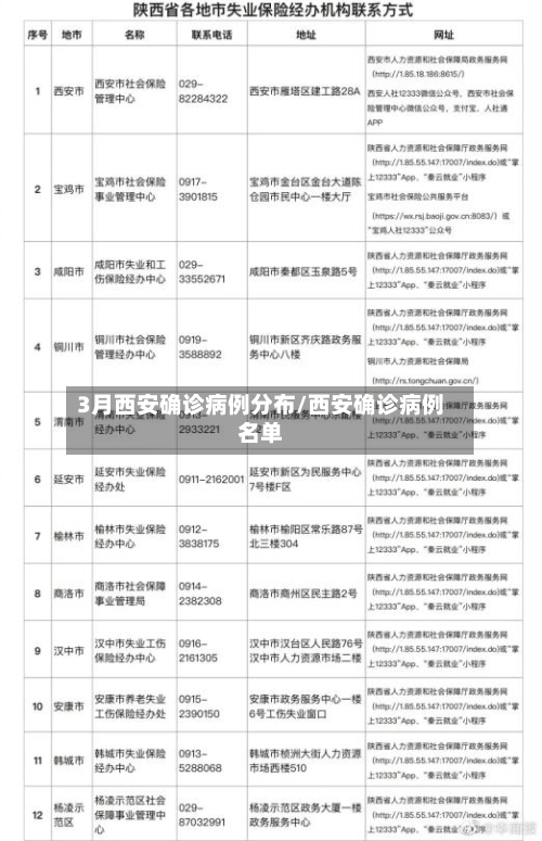 3月西安确诊病例分布/西安确诊病例名单-第2张图片