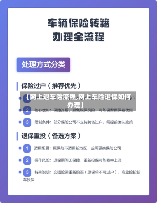【网上退车险流程,网上车险退保如何办理】