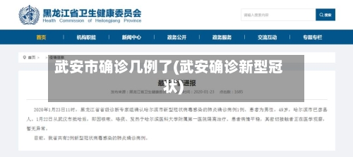 武安市确诊几例了(武安确诊新型冠状)