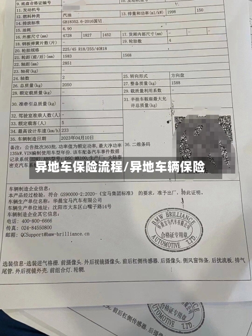 异地车保险流程/异地车辆保险-第2张图片