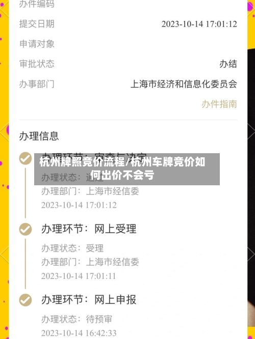 杭州牌照竞价流程/杭州车牌竞价如何出价不会亏