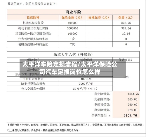 太平洋车险定损流程/太平洋保险公司汽车定损岗位怎么样-第2张图片