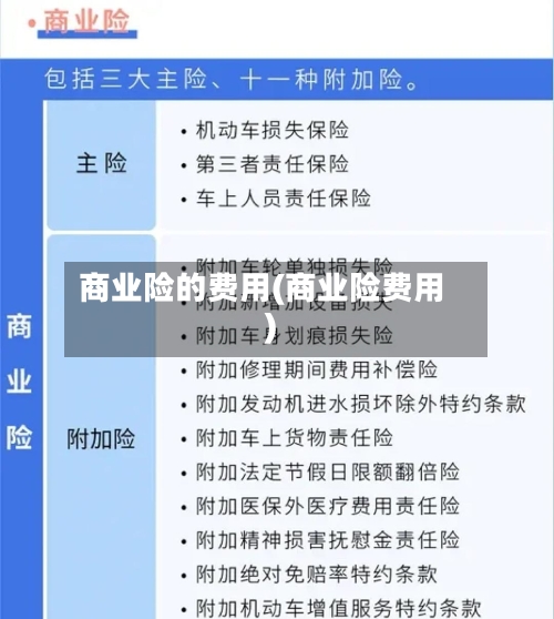 商业险的费用(商业险费用)-第3张图片