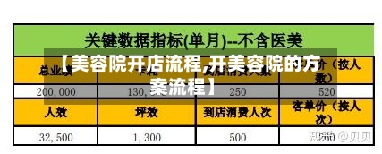 【美容院开店流程,开美容院的方案流程】-第2张图片