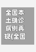 全国本土确诊病例再现(全国现有确诊本土病例)-第2张图片
