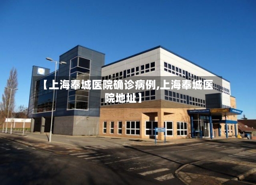【上海奉城医院确诊病例,上海奉城医院地址】-第2张图片
