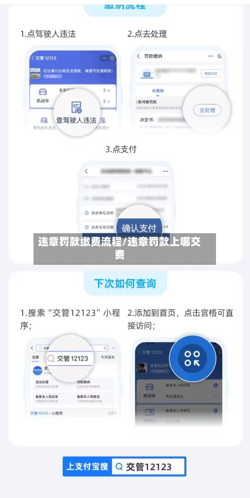 违章罚款缴费流程/违章罚款上哪交费