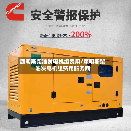 康明斯柴油发电机组费用/康明斯柴油发电机组费用服务商