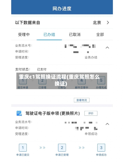重庆c1驾照换证流程(重庆驾照怎么换证)