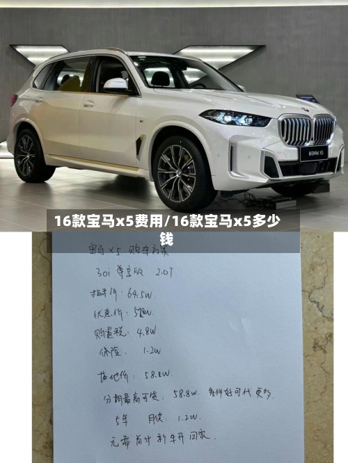 16款宝马x5费用/16款宝马x5多少钱-第2张图片
