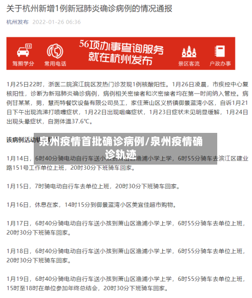 泉州疫情首批确诊病例/泉州疫情确诊轨迹-第3张图片