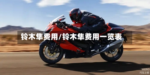 铃木隼费用/铃木隼费用一览表-第2张图片