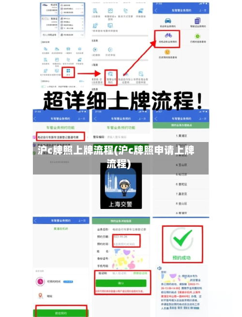 沪c牌照上牌流程(沪c牌照申请上牌流程)-第2张图片