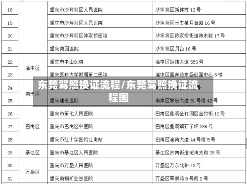 东莞驾照换证流程/东莞驾照换证流程图-第2张图片