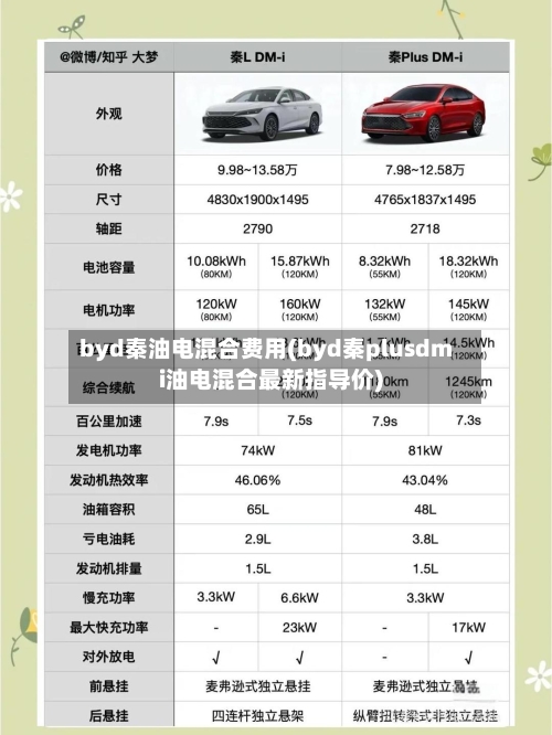 byd秦油电混合费用(byd秦plusdmi油电混合最新指导价)-第2张图片