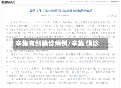 辛集有新确诊病例/辛集 确诊-第3张图片